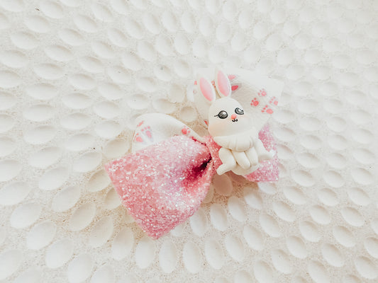 Mini Easter Bunny Pinch Bow